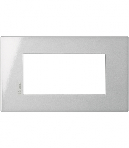 AXOLUTE - ramka prostokątna AIR 4 moduły ALUMINIUM Legrand HW4804HC
