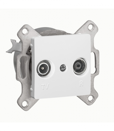 CARIVA Gniazdo TV-RD typu gwiazda BIAŁE Legrand 773632