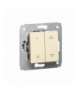 CARIVA Łącznik sterowania roletami (blokada mechaniczna) KREM 10A-250V Legrand 773704