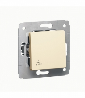 CARIVA Łącznik jednobiegunowy IP44 KREM 10AX-250V Legrand 773709