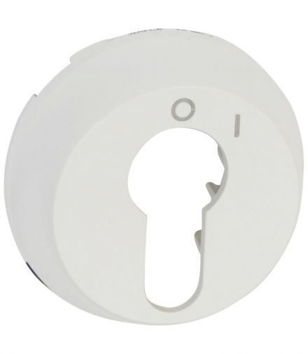 CELIANE Plakietka łącznika 2-pozycyjnego na klucz biała Legrand 068009