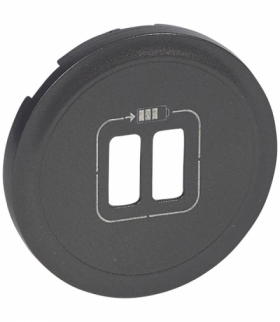 CELIANE Plakietka do gniazd 2xUSB 5 V- grafitowa Legrand 067956
