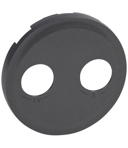 CELIANE Plakietka do gniazd TV-RD grafitowa Legrand 067983