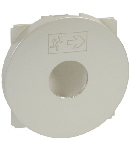 CELIANE Plakietka łącznika na klucz do oświetlenia awaryjnego tytanowa Legrand 068499