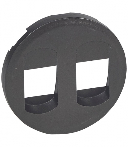 CELIANE Plakietka gniazda głośnikowego podwójnego grafitowa Legrand 067814