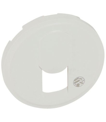 CELIANE Plakietka do gniazd telefonicznych i RJ 45 kat.6 antybakteryjna biała Legrand 067746