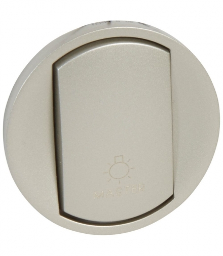 CELIANE Klawisz Pojedynczy Z Symbolem Lampki Tytanowy Legrand 068490