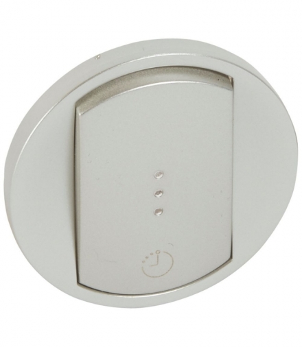 CELIANE Plakietka łącznika czasowego - 1000 W/łącznika oświetlenia i wentylacji z opóźnieniem czasowym tytanowa Legrand 068337