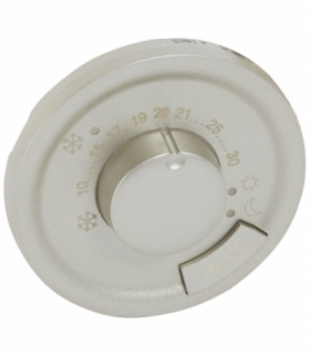 CELIANE Plakietka termostatu pokojowego, programowalnego z dodatkowym wejściem tytanowa Legrand 068545
