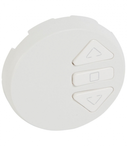 CELIANE Plakietka indywidualnego łącznika rolet Radio/RTS Somfy biała Legrand 068179