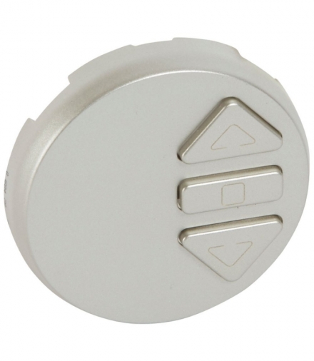 CELIANE Plakietka indywidualnego łącznika rolet Radio/RTS Somfy tytanowa Legrand 068479