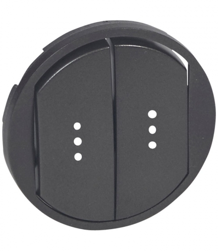 CELIANE Klawisz Podwójny Podświetlany Grafitowy Legrand 067904