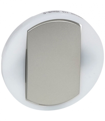 CELIANE Klawisz Łącznika Uniwersalnego – 10 AX Z Pierścieniem Podświetlanym LED Tytanowy Legrand 065104