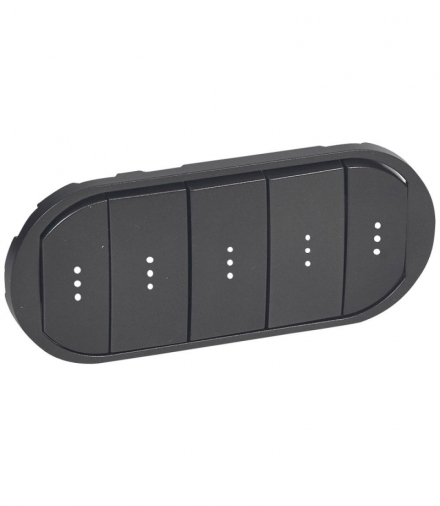 CELIANE Klawisz Pięciokrotny Ze Wskaźnikiem/Podświetleniem LED Grafitowy Legrand 067906