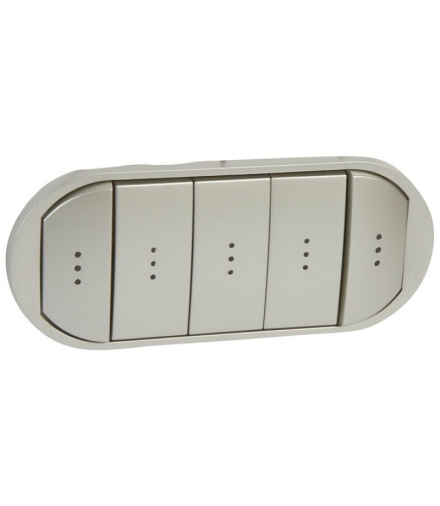 CELIANE Klawisz Pięciokrotny Ze Wskaźnikiem/Podświetleniem LED Tytanowy Legrand 068320