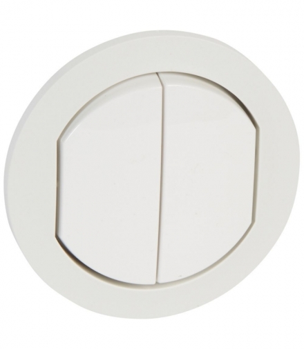 CELIANE Klawisz podwójny IP44 Biały Legrand 067802