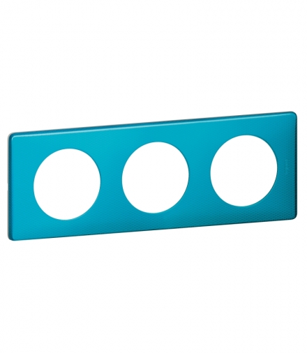 CELIANE Ramka tekstura turkus potrójna Legrand 068773