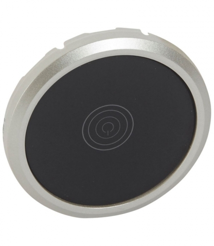 CELIANE Plakietka łącznika dotykowego Szkło Kaolin(grafitowa obręcz) Legrand 068346