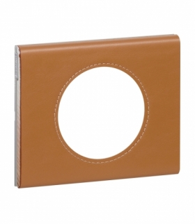 CELIANE Ramka skóra karmel pojedyncza Legrand 069421