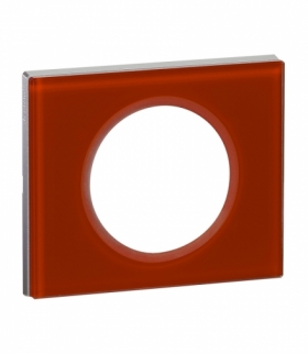 CELIANE Ramka szkło karmin pojedyncza Legrand 069471