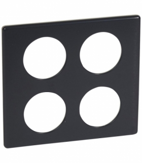 CELIANE Ramka węgiel 2 x podwójna Legrand 068950