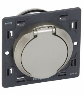 CELIANE Gniazdo centralnego odkurzacza tytanowe Legrand 067431