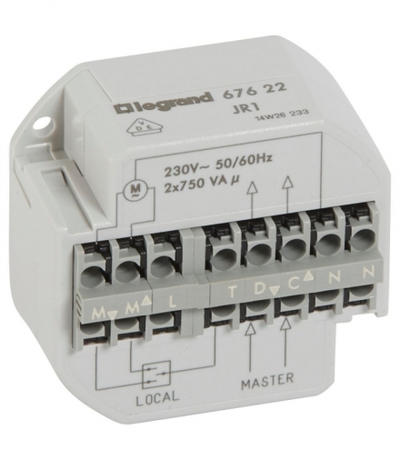 MOSAIC Przekaźnik do grupowego sterowania roletami Legrand 067622