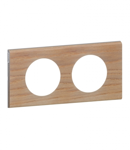 CELIANE Ramka dąb podwójna Legrand 069052