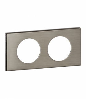 CELIANE Ramka stal szlachetna podwójna pozioma/pionowa Legrand 069102