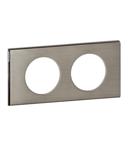 CELIANE Ramka stal szlachetna podwójna pozioma/pionowa Legrand 069102