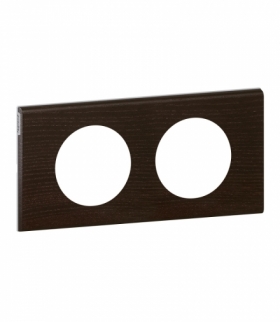 CELIANE Ramka drewno wenge podwójna pozioma/pionowa Legrand 069202