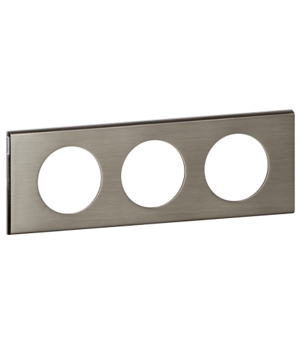 CELIANE Ramka stal szlachetna potrójna pozioma/pionowa Legrand 069103