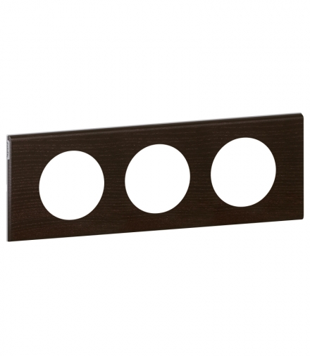 CELIANE Ramka drewno wenge potrójna pozioma/pionowa Legrand 069203
