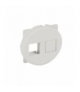 CELIANE Maskownica Keystone 2 x RJ 45 Biała Legrand 067357