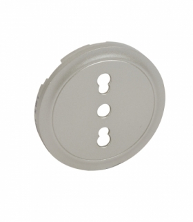 CELIANE Plakietka do gniazd 2P+Z standard włoski tytanowa Legrand 068436