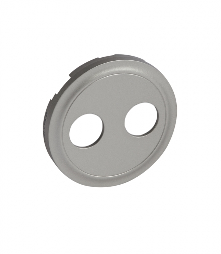 CELIANE Plakietka gniazda TV 2 x „F” 0-2400 MHz tytanowa Legrand 068589