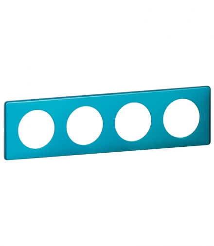 CELIANE Ramka tekstura turkus poczwórna Legrand 068774