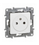 Niloe Gniazdo 2P+Z płaskie 16 A -250 V - z przesłoną, zaciski automatyczne - Białe Legrand 664737