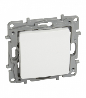 Niloe Przycisk pojedynczy podświetlany 6 A (Zaopatrzony w lampkę LED 230 V - ref.764521) - Biały Legrand 764522