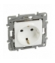 Niloe Gniazdo SCHUKO 2P+Z 16 A - 250 V - z przesłoną, zaciski śrubowe - Białe Legrand 764529