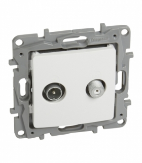 Niloe Gniazdo TV-SAT zakończeniowe 10 dB - Białe Legrand 764558