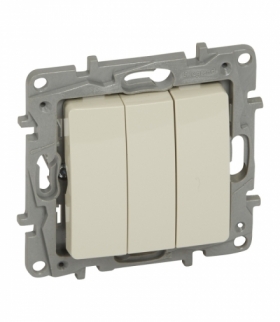 Niloe Łącznik potrójny 10 AX - Kremowy Legrand 764603