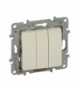 Niloe Łącznik potrójny 10 AX - Kremowy Legrand 764603