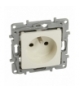 Niloe Gniazdo 2P+Z 16 A - 250 V - z przesłoną, zaciski śrubowe - Kremowe Legrand 764627