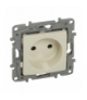 Niloe Gniazdo 2P 16 A - 250 V - z przesłoną, zaciski śrubowe - Kremowe Legrand 764638