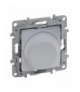 Niloe Selection Ściemniacz obrotowy 300 W 2 przewodowy (Do obciążeń RLC oraz do lamp LED) Aluminium Legrand 762188
