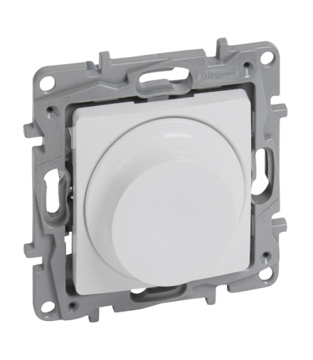Niloe Selection Ściemniacz obrotowy 300 W 2 przewodowy (Do obciążeń RLC oraz do lamp LED) Perła Legrand 762488