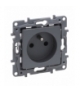 Niloe Selection Gniazdo 2P+Z 16 A 250 V (z przesłoną, zaciski śrubowe) Stalowy Legrand 762327