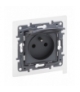 Niloe Selection Gniazdo 2P+Z IP44 16 A 250 V z przesłoną, zaciski śrubowe Stalowy Legrand 762337