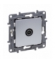 Niloe Selection Gniazdo TV(męskie) przelotowe 14 dB Aluminium Legrand 762152